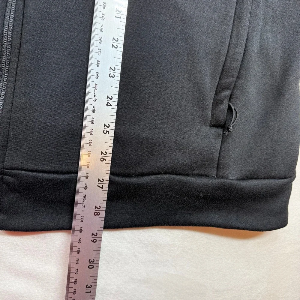 The North Face Mens Black Full Zip Fleece Lined Track Jacket XL NF0A3LUK